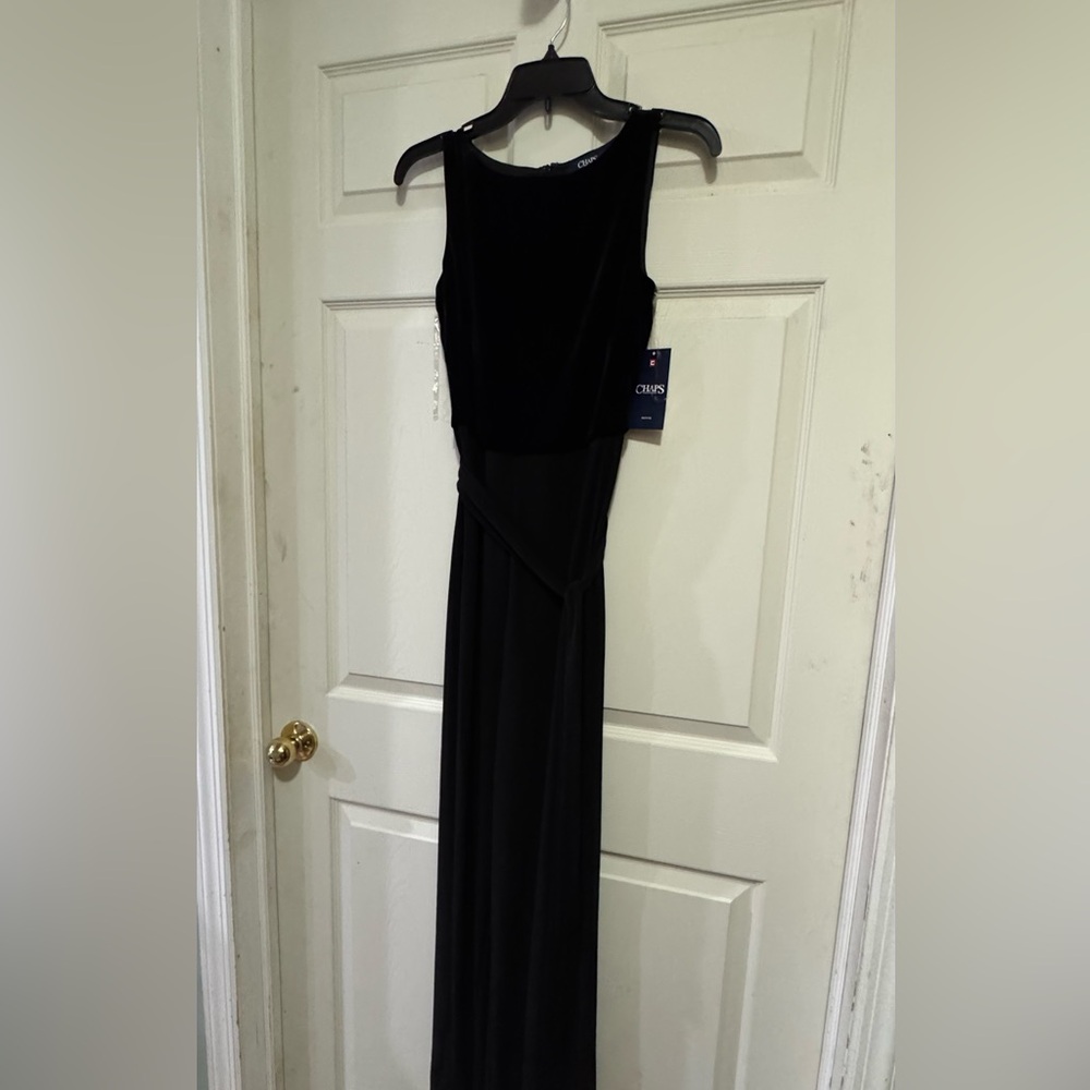 Chaps Black Wide Leg Jumpsuit